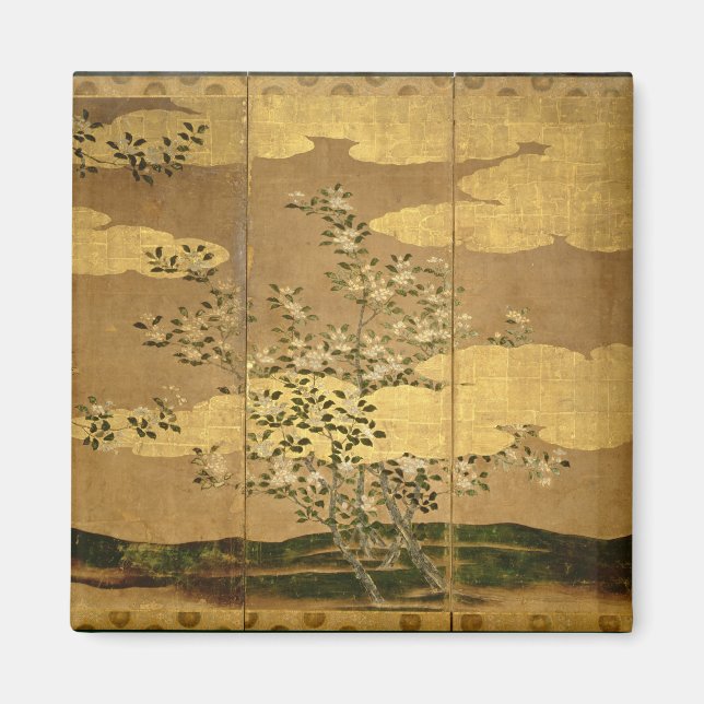 Flowers of Camellias Magnet (Front)