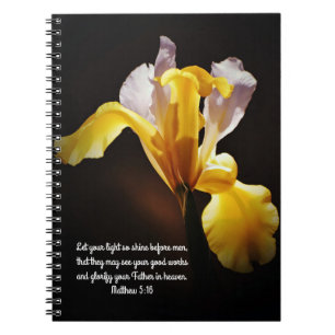 Flowers of Faith Daffodil Light Prayer Notebook