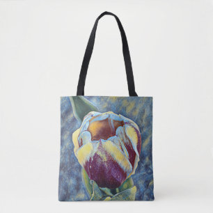 Flowers of Faith Psalm Tulip Tote
