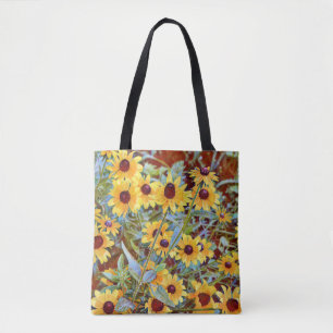Flowers of Faith Yellow Flowers Tote Proverbs