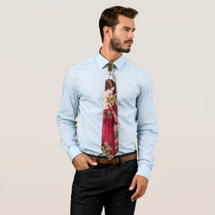 Flowers Of Gardens by Élisabeth Sonrel Tie