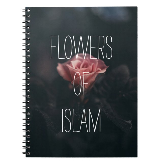 flowers of islam notebook muslimah islamic gift (Front)