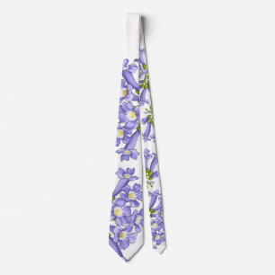 Flowers of Jacaranda Brazil Tie