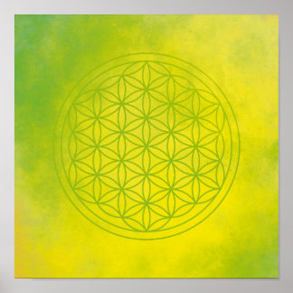 Flowers of life poster