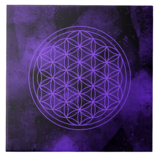 Flowers of life tile