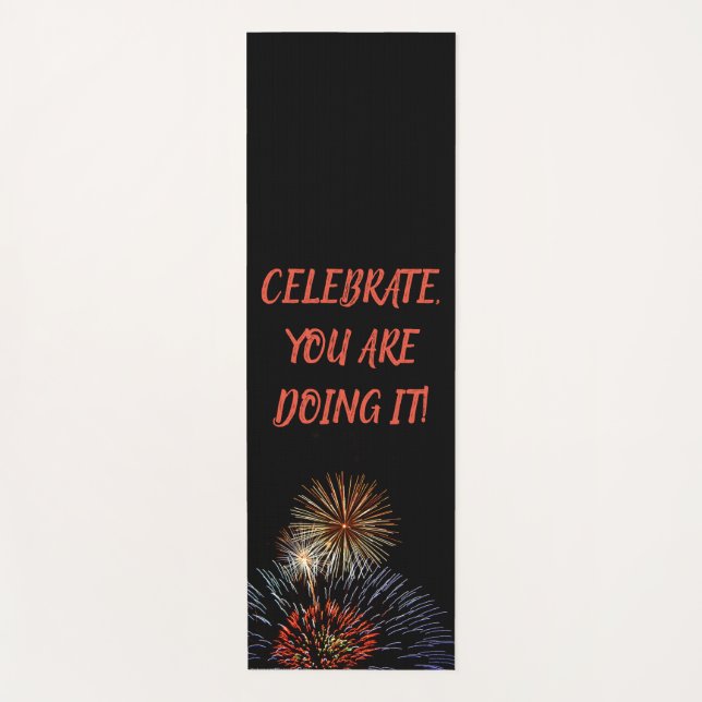 Flowers of Light Yoga Mat (Front)