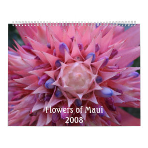 Flowers of Maui 2008 Calendar