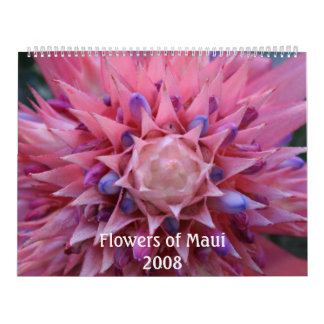 Flowers of Maui 2008 Calendar