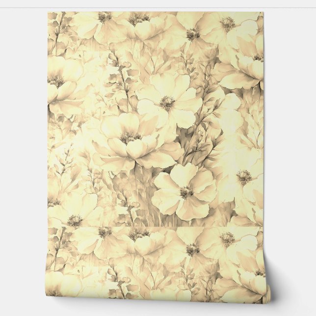 Flowers of nostalgia Wallpaper (Unrolling)