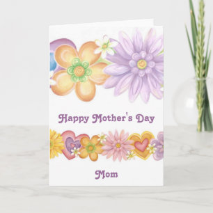 Flowers of Passion, Happy Mother's Day Mum Card