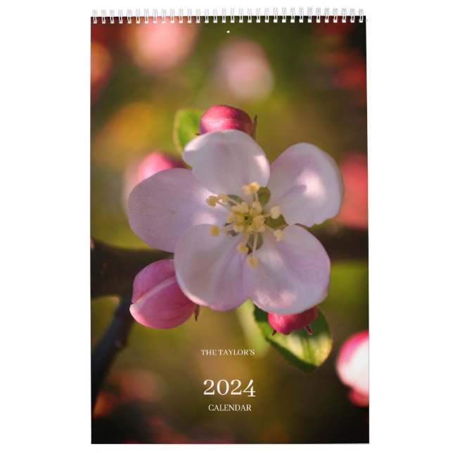 Flowers of the Year - Personalised Floral Calendar (Cover)