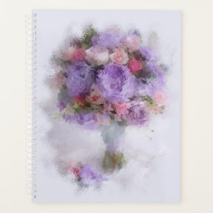 Flowers Oil Painting Elegant Modern Template Planner