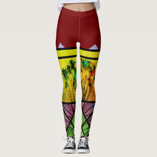 Flowers on a Canvas Leggings