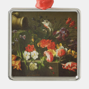 Flowers on a Ledge, 1665 Metal Tree Decoration