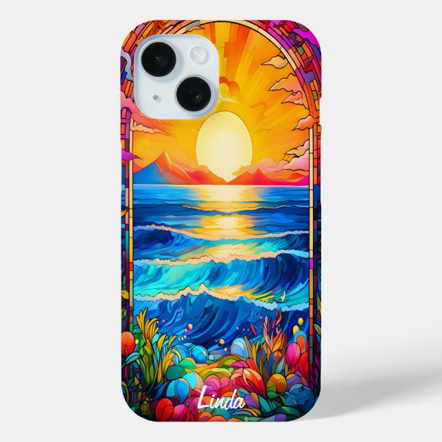 Flowers on Arch Case-Mate iPhone Case (Back)