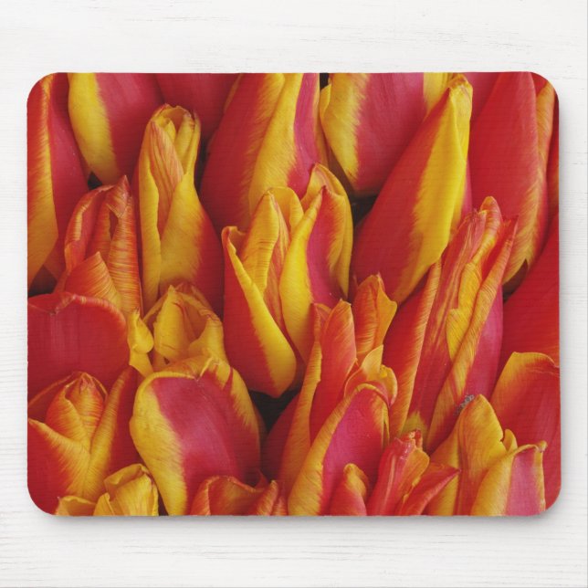 Flowers on float celebrating Queen's Day, a Mouse Mat (Front)