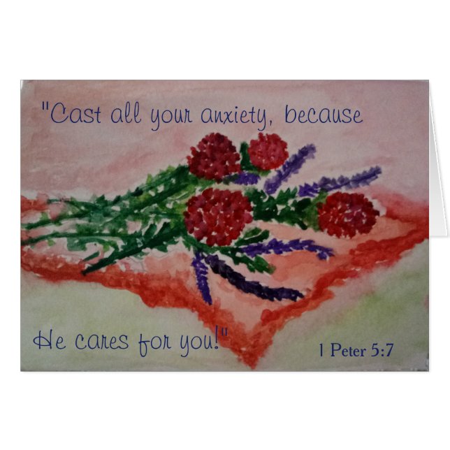 Flowers on tablecloth (Front Horizontal)