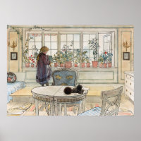 Flowers on the Windowsill, 1895 by Carl Larsson