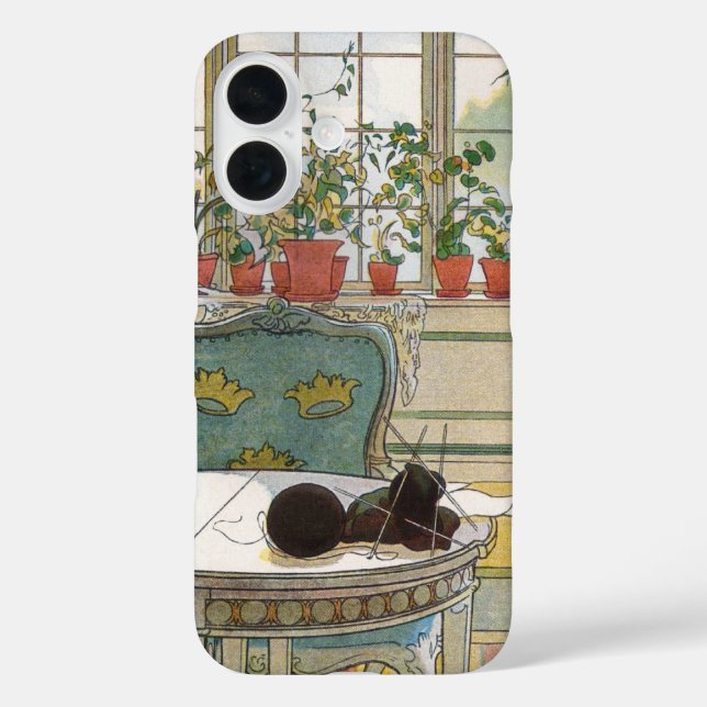Flowers on the Windowsill by Carl Larsson Case-Mate iPhone Case (Back)