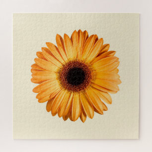 Flowers Orange Gerbera Jigsaw Puzzle