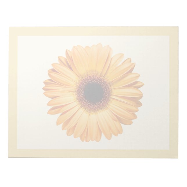 Flowers | Orange Gerbera Notepad (Front)