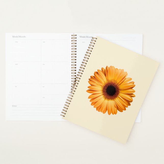 Flowers | Orange Gerbera Planner (Display)