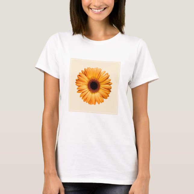 Flowers | Orange Gerbera T-Shirt (Front)