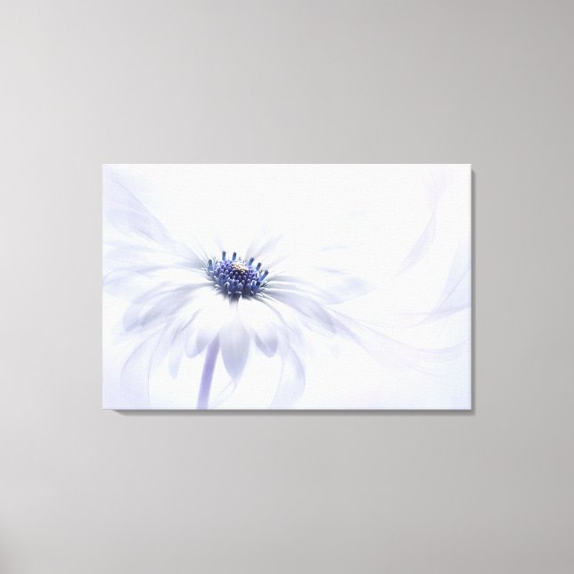 Flowers | Pale Purple Flower Canvas Print (Front)