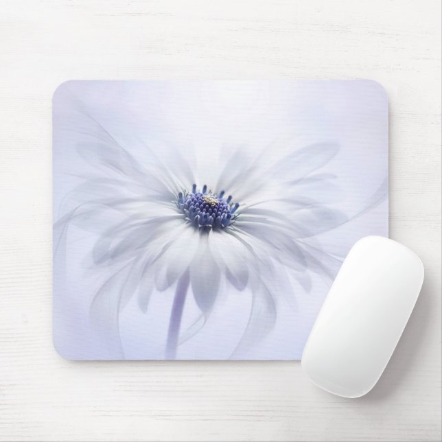 Flowers | Pale Purple Flower Mouse Mat (With Mouse)