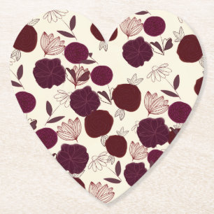 Flowers Paper Coaster
