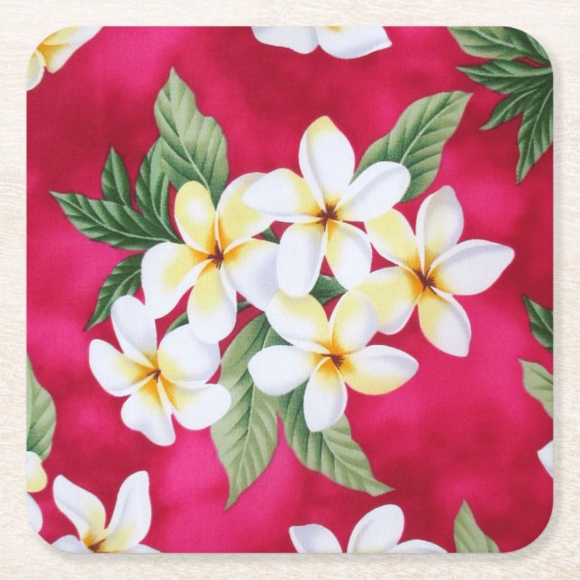 Flowers Paper Coasters (Front)