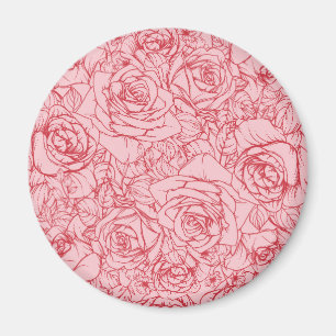 Flowers Pattern 14 Magnet