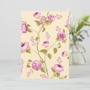 Flowers Pattern 16 Thank You Card