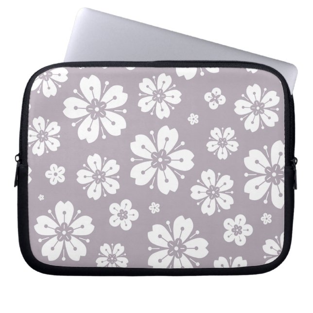 Flowers Pattern 2 Laptop Sleeve (Front)