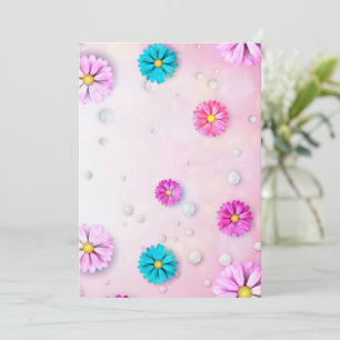 Flowers Pattern 7 Thank You Card