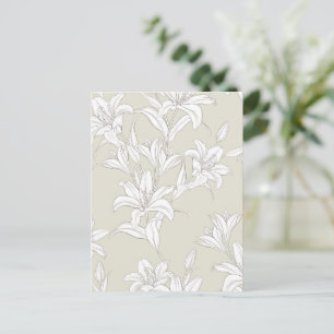 Flowers Pattern 9 Postcard
