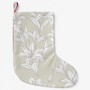 Flowers Pattern 9 Small Christmas Stocking