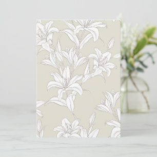 Flowers Pattern 9 Thank You Card