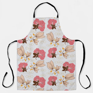 FLOWERS PATTERN APRON