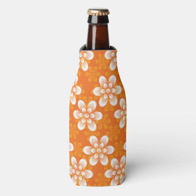 Flowers Pattern Bottle Cooler (Bottle Front)