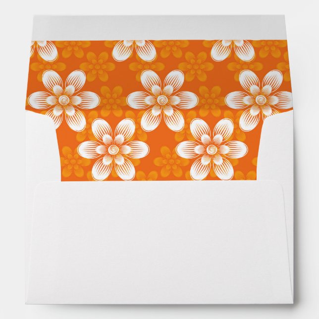 Flowers Pattern Envelopes (Back (Bottom))