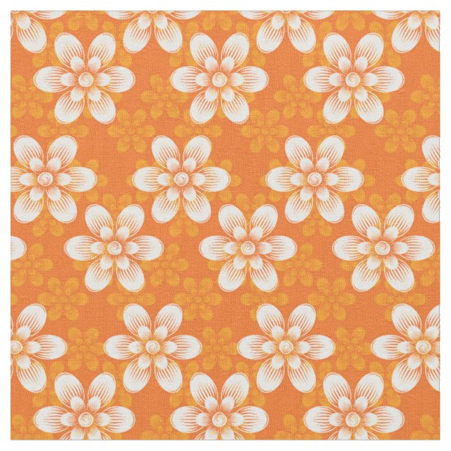 Flowers Pattern Fabric (Close Up)