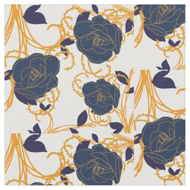flowers pattern fabric (Close Up)