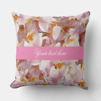 flowers pattern in pink colour cushion