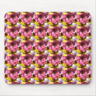 Flowers Pattern Mouse Mat