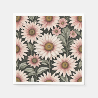 flowers pattern napkin