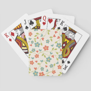 Flowers Pattern Playing Cards