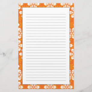 Flowers Pattern Stationery