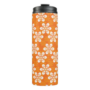 Flowers Pattern Thermal Tumbler