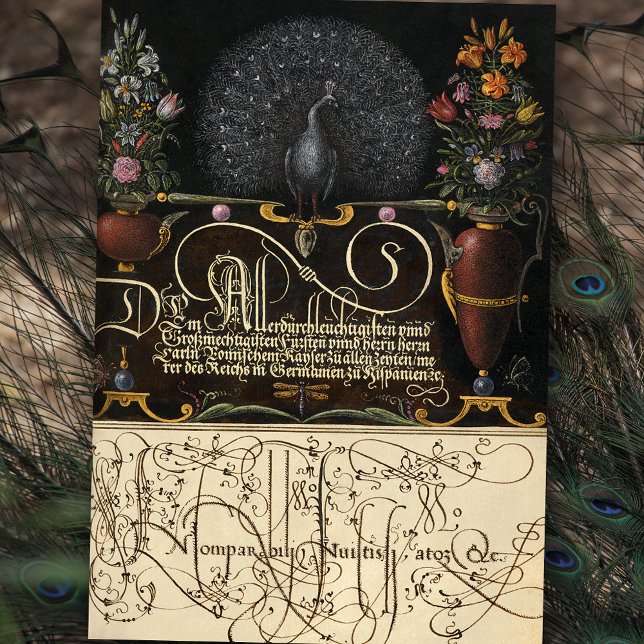 Flowers, Peacock, Butterflies & Calligraphy Tissue Paper (Creator Uploaded)